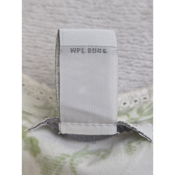 Vtg 90s Nightgown 100% Cotton Floral Green Prairie Cottage Farmhouse 1X Plus Sz - Picture 6 of 12